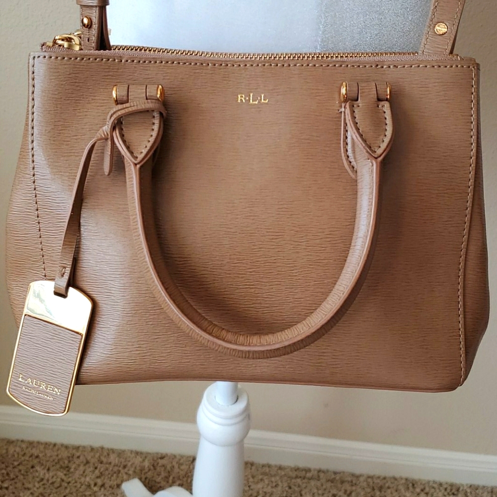 Lauren Ralph Lauren Brown Crossbody Bag